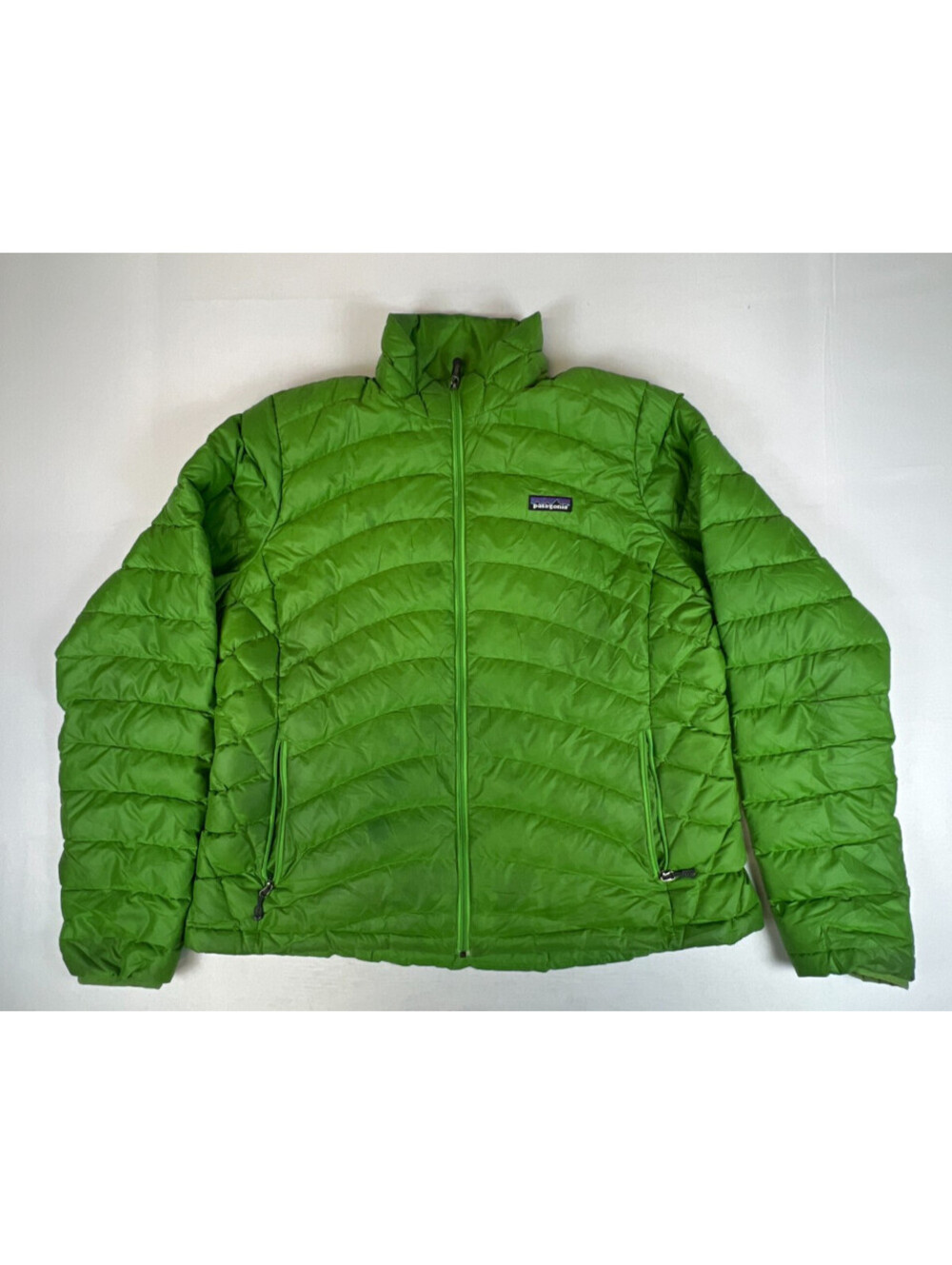 Patagonia Down Sweater Jacket Women's XL Green Lightweight Puffer 84682
